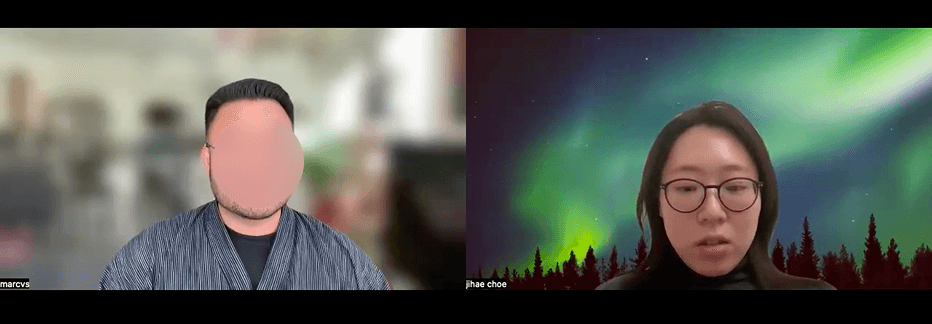 Interview screen