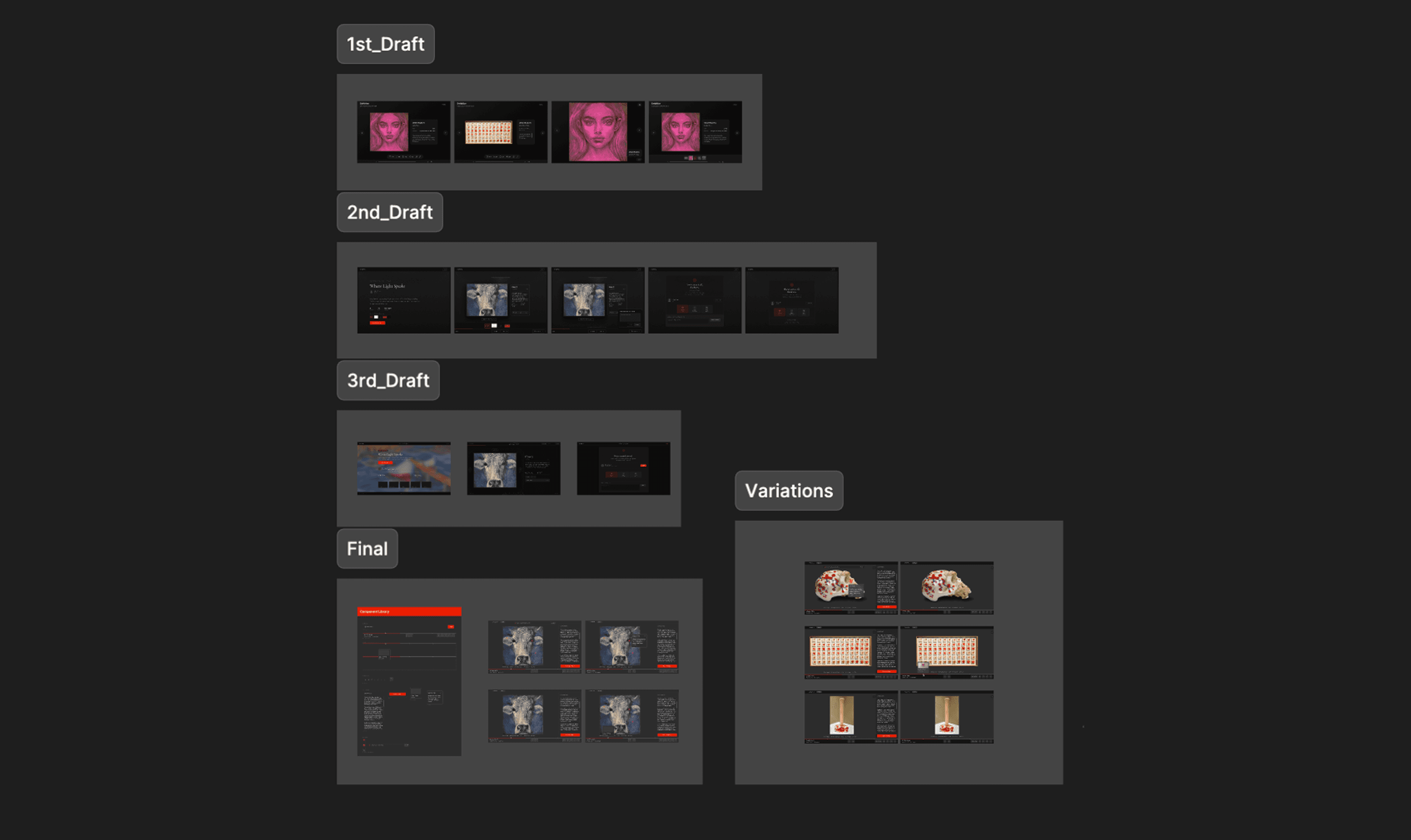 AI iteration drafts