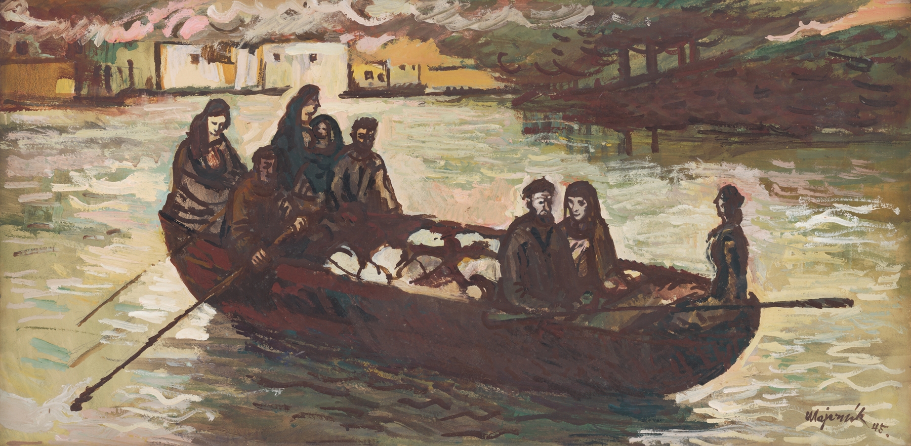 Cyprián Majerník — Escape From A Burning Village